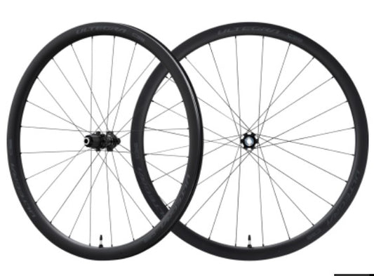SHIMANO WHEELSET, WH-R8170-C36-TL, ULTEGRA, F: 24H / R: 24H, FOR 11/12S, OLD: 100/142MM, F/R: 12MM E-THRU, TUBELESS, W/TUBELESS TAPE, FOR CL DISC
