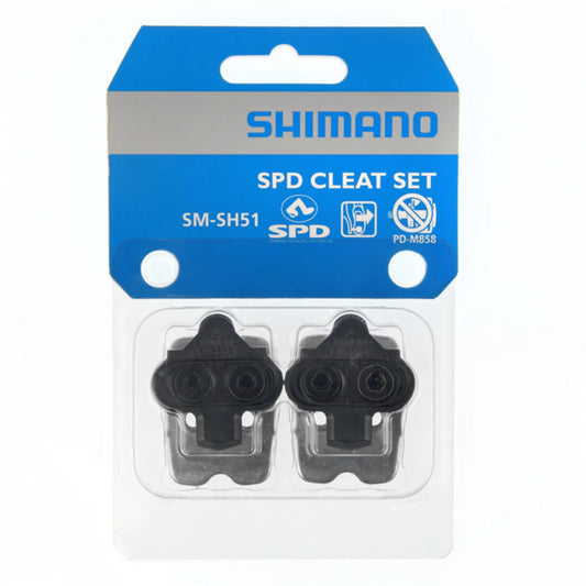 SM-SH51 SPD CLEAT SET (PAIR) SINGLE RELEASE W/O CLEAT NUT