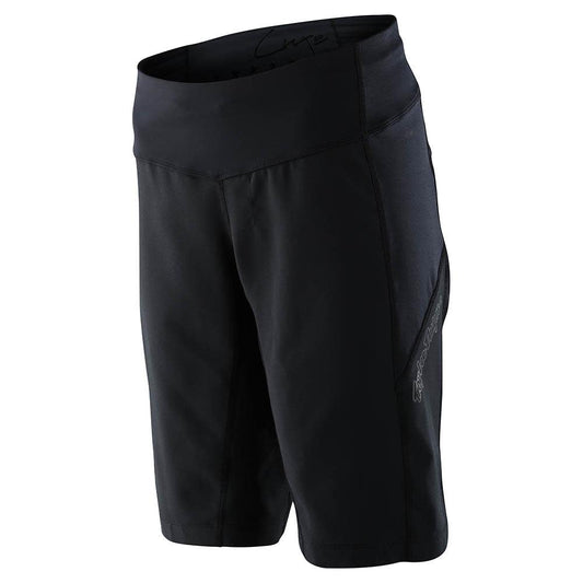 WMNS LUXE SHORT NO LINER SOLID BLACK S