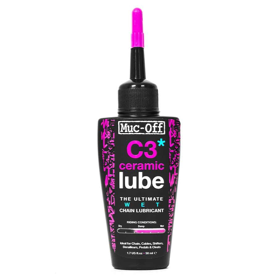 Muc-Off, Ceramic Wet Lubricant, 50ml with UV Torch