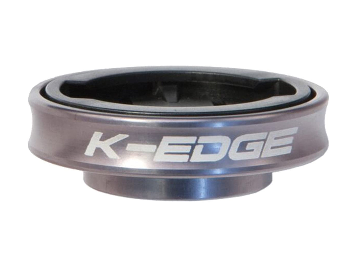 K-Edge, Gravity Cap Garmin 1/4 Turn, Top cap mount, Black